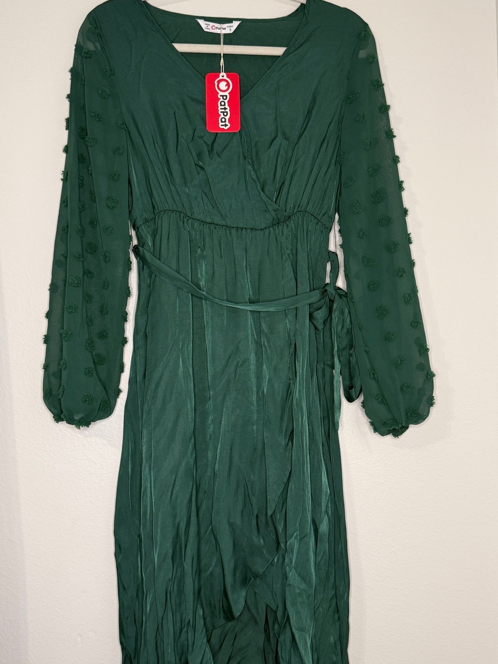 Papaya Forest Green Dress